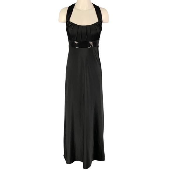 Calvin Klein Dresses & Skirts - Calvin Klein Sequin Waist Satin Maxi Dress NWT - 8